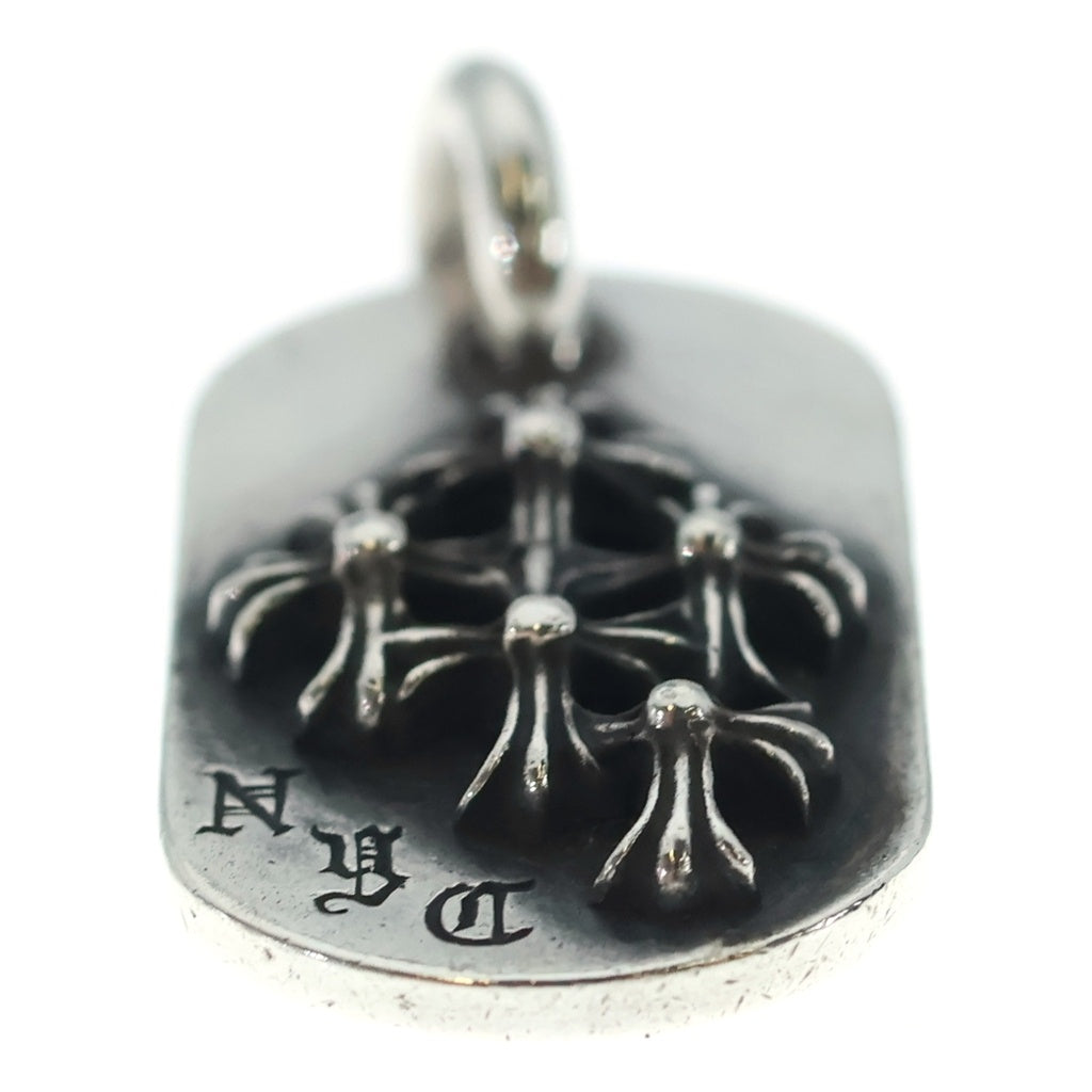 CHROME HEARTS(クロムハーツ) RAISED DOGTAG レイズド ドッグタグ Sv925 チャーム ネックレストップ シルバー