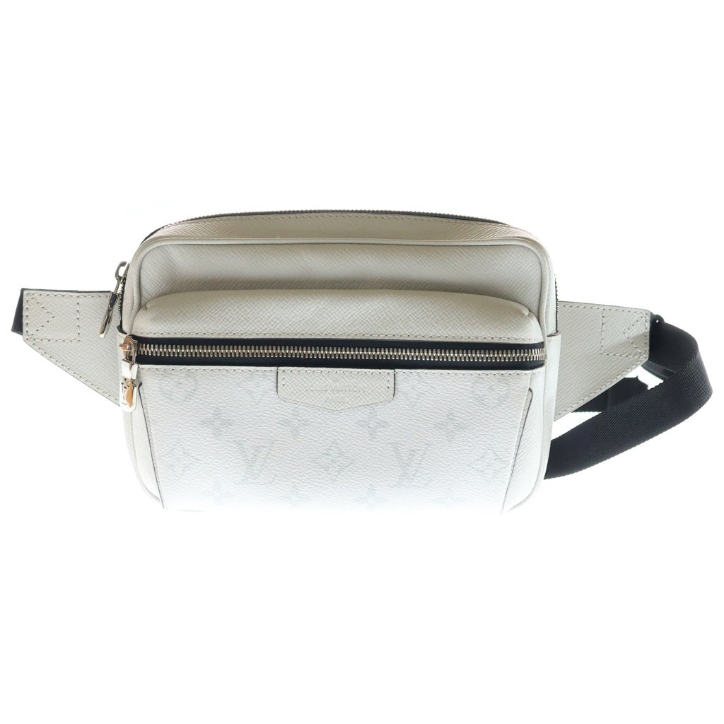 LOUIS VUITTON(ルイヴィトン) タイガラマ バムバッグ アウトドア ウエストバッグ ボディバッグ ショルダーバッグ ホワイト レザー×PVC M30247 シルバー金具