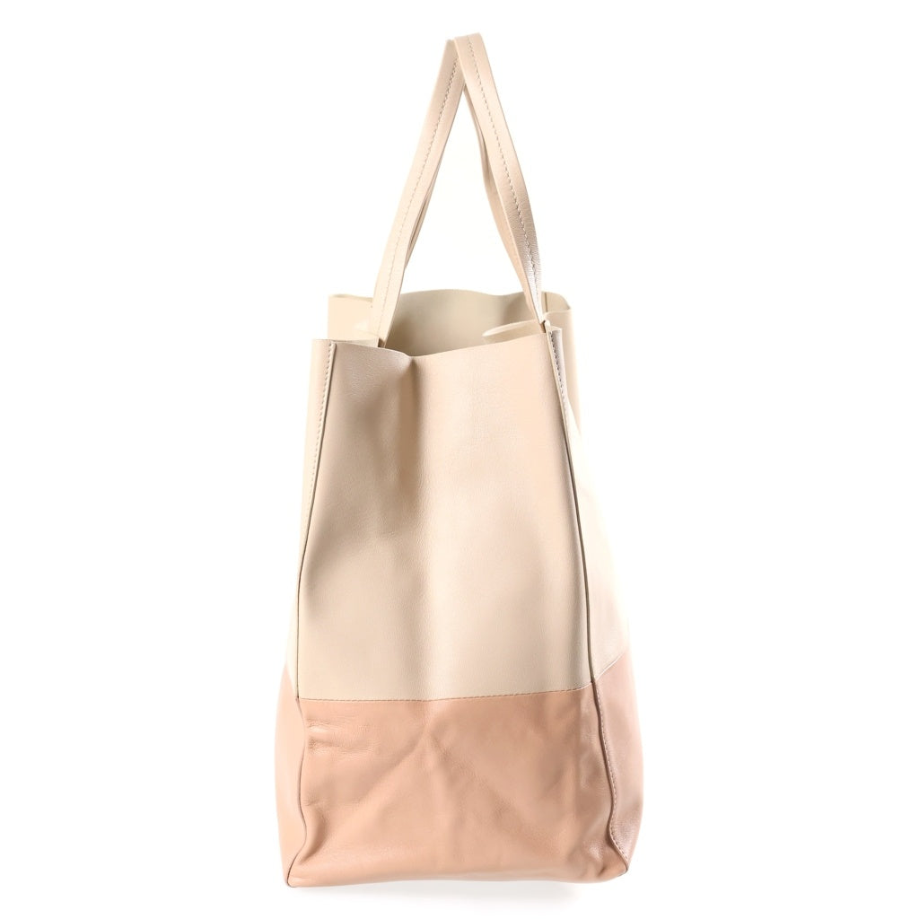 CELINE(セリーヌ) ホリゾンタルカバ レザー トートバッグ ハンドバッグ ショルダーバッグ ピンクベージュ/ベージュ レディース