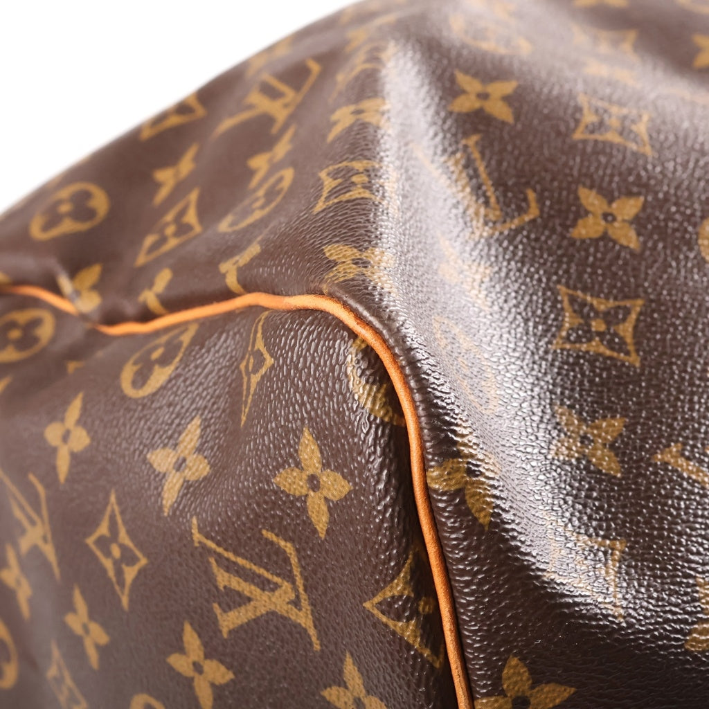 LOUIS VUITTON(ルイヴィトン) モノグラム キーポル60 PVC レザー ハンドバッグ ボストンバッグ ブラウン M41422