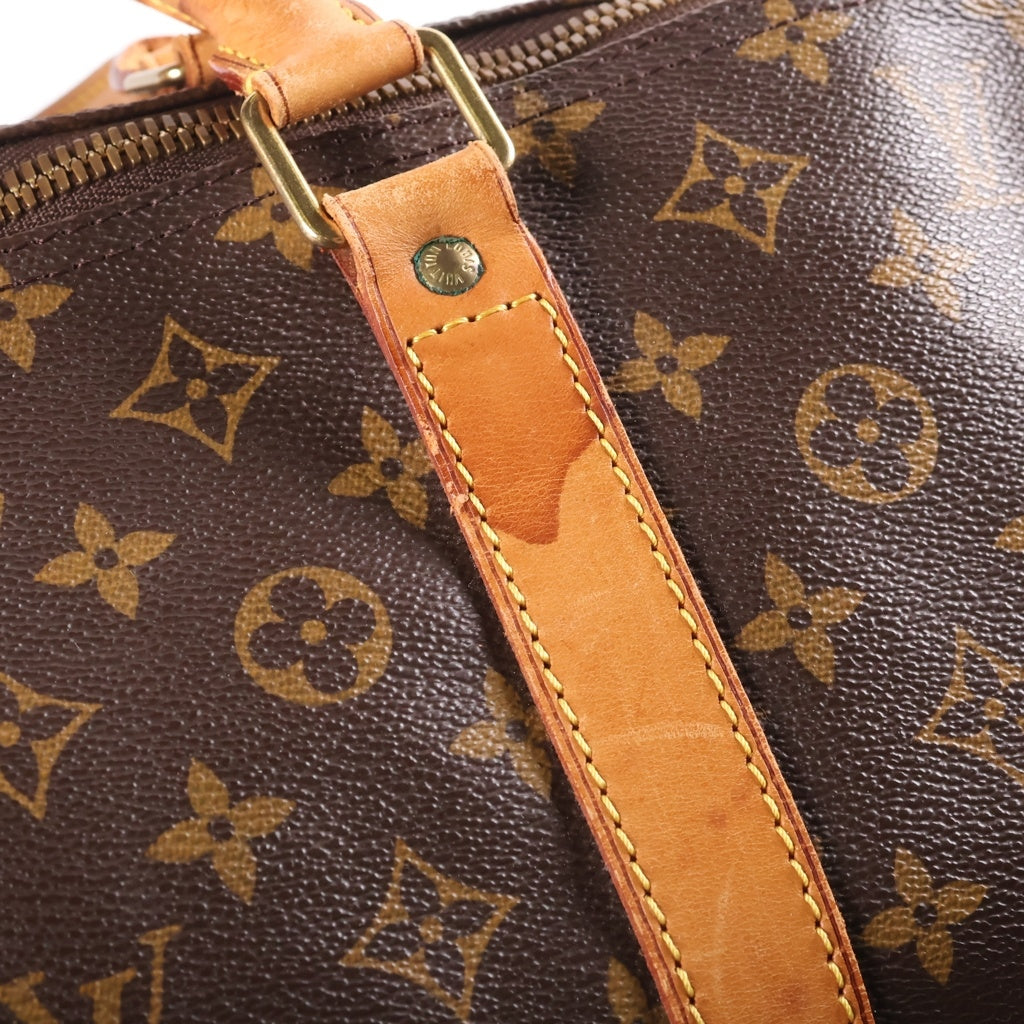 LOUIS VUITTON(ルイヴィトン) モノグラム キーポル60 PVC レザー ハンドバッグ ボストンバッグ ブラウン M41422