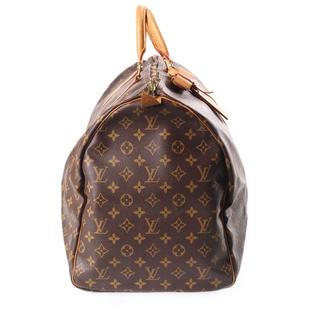 LOUIS VUITTON(ルイヴィトン) モノグラム キーポル60 PVC レザー ハンドバッグ ボストンバッグ ブラウン M41422