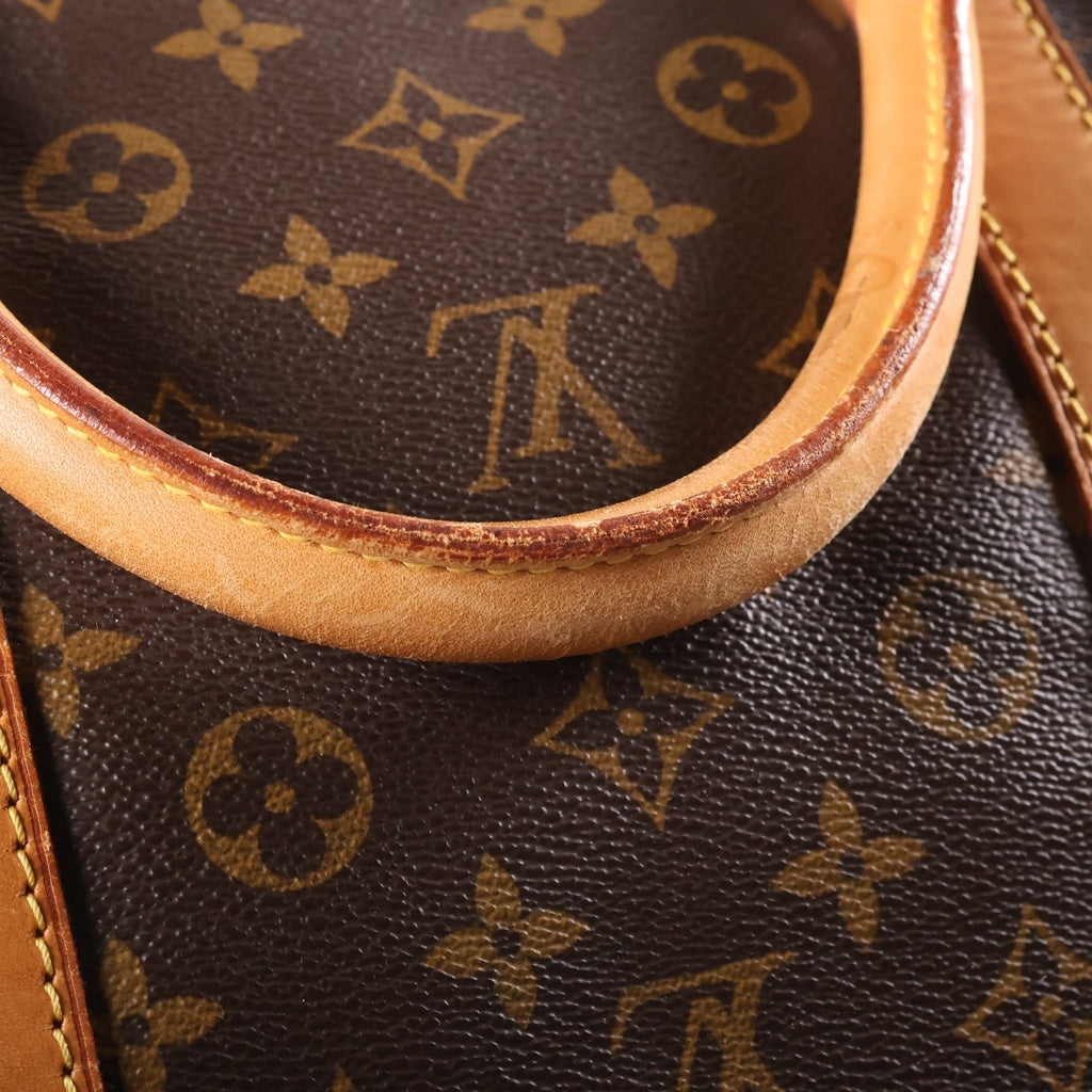 LOUIS VUITTON(ルイヴィトン) モノグラム キーポル60 PVC レザー ハンドバッグ ボストンバッグ ブラウン M41422