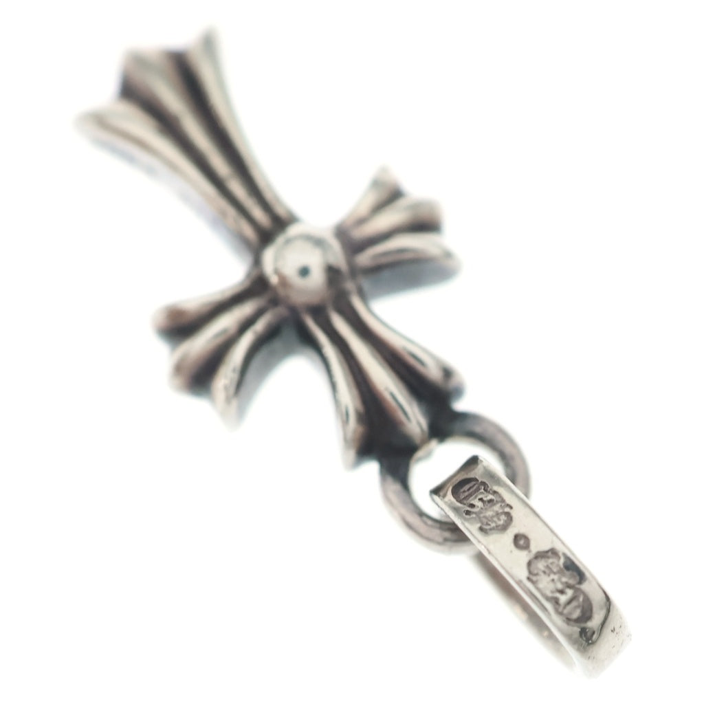 CHROME HEARTS(クロムハーツ) CRS BBYFAT P DMND ベイビーファット PAVEダイヤ チャーム シルバーネックレストップ シルバー