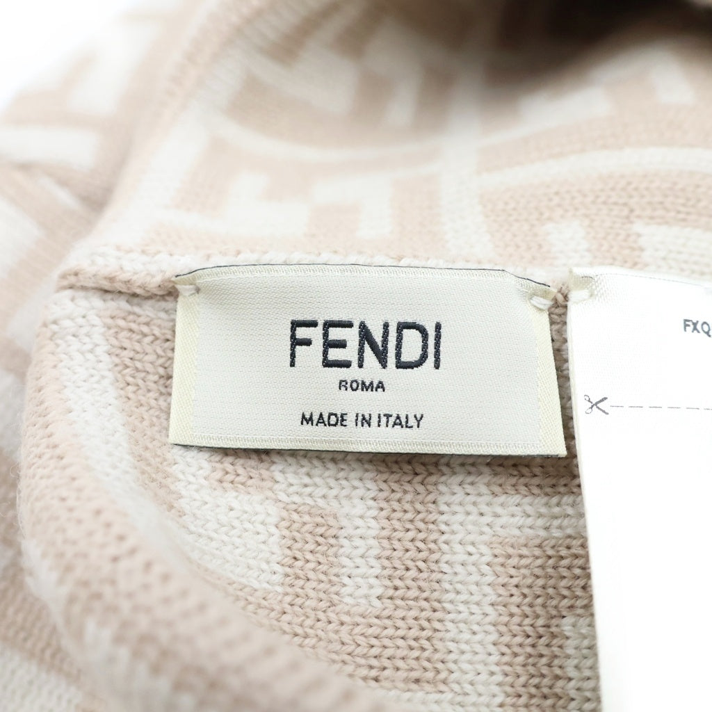 FENDI(フェンディ) ビーニー ニット帽 アイボリー FXQ939