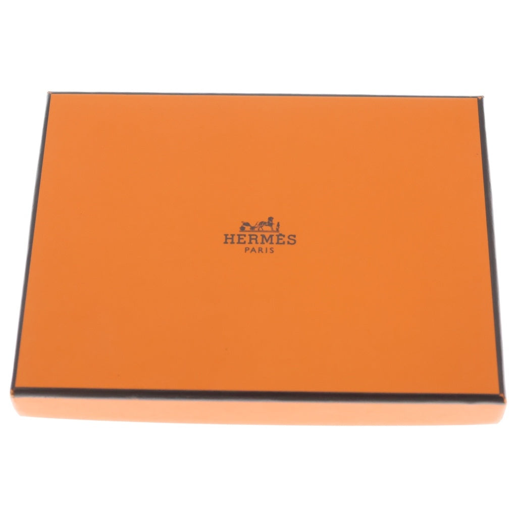 HERMES(エルメス) ドゴン コンパクトトゴ シルバー金具 二つ折り財布 コンパクトウォレット Y刻印 エトゥープ レディース