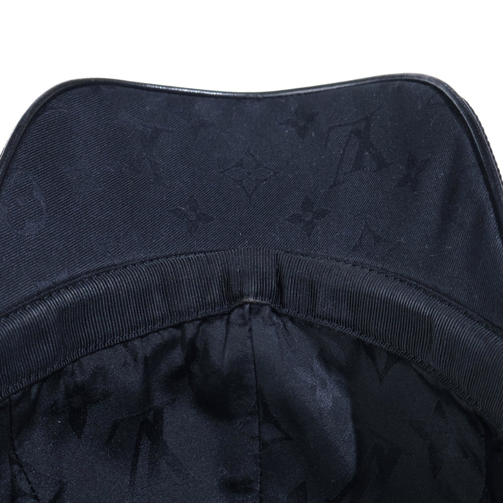 LOUIS VUITTON(ルイヴィトン) LVアイコニック ベースボールキャップ 帽子 コットン ロゴ ブラック M7050L