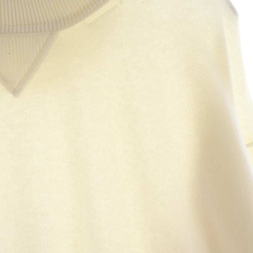 LOUIS VUITTON(ルイヴィトン) 19SS Cashmere Logo Knit インサイドアウト カシミヤ クルーネックニット アイボリー RM191 JZE HGN62W