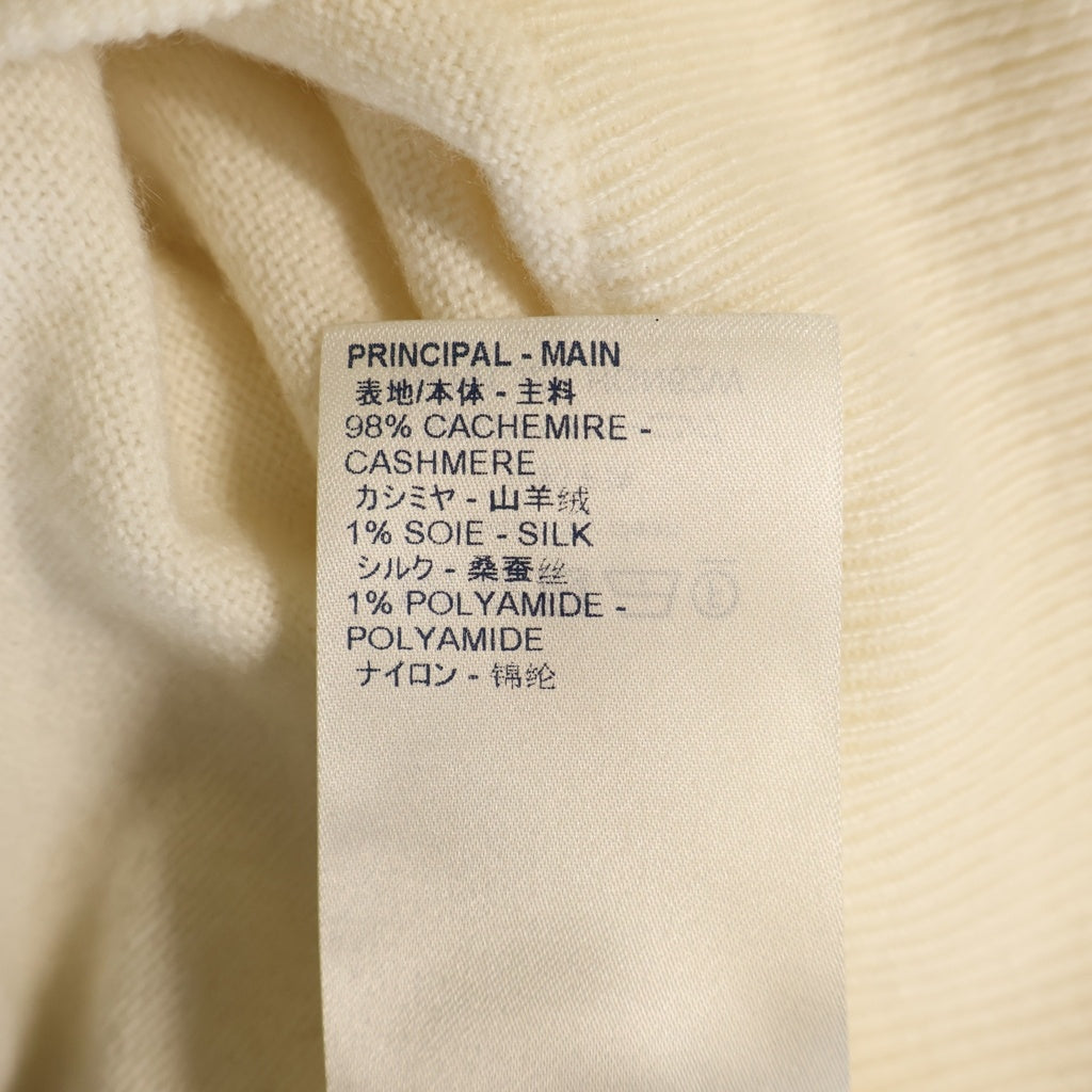 LOUIS VUITTON(ルイヴィトン) 19SS Cashmere Logo Knit インサイドアウト カシミヤ クルーネックニット アイボリー RM191 JZE HGN62W