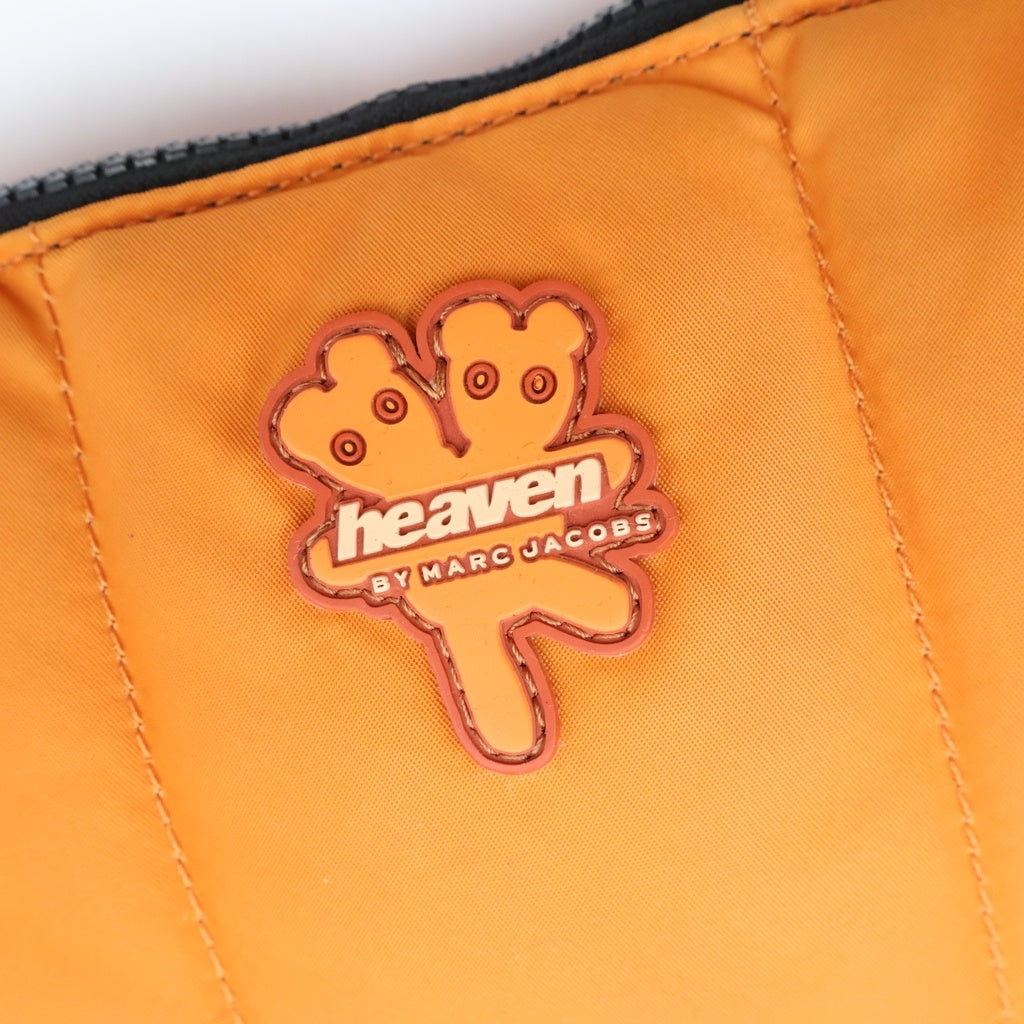Heaven by Marc Jacobs(ヘブンバイマークジェイコブス) ロゴ ナイロン ワンショルダーバッグ ハンドバッグ オレンジ レディース