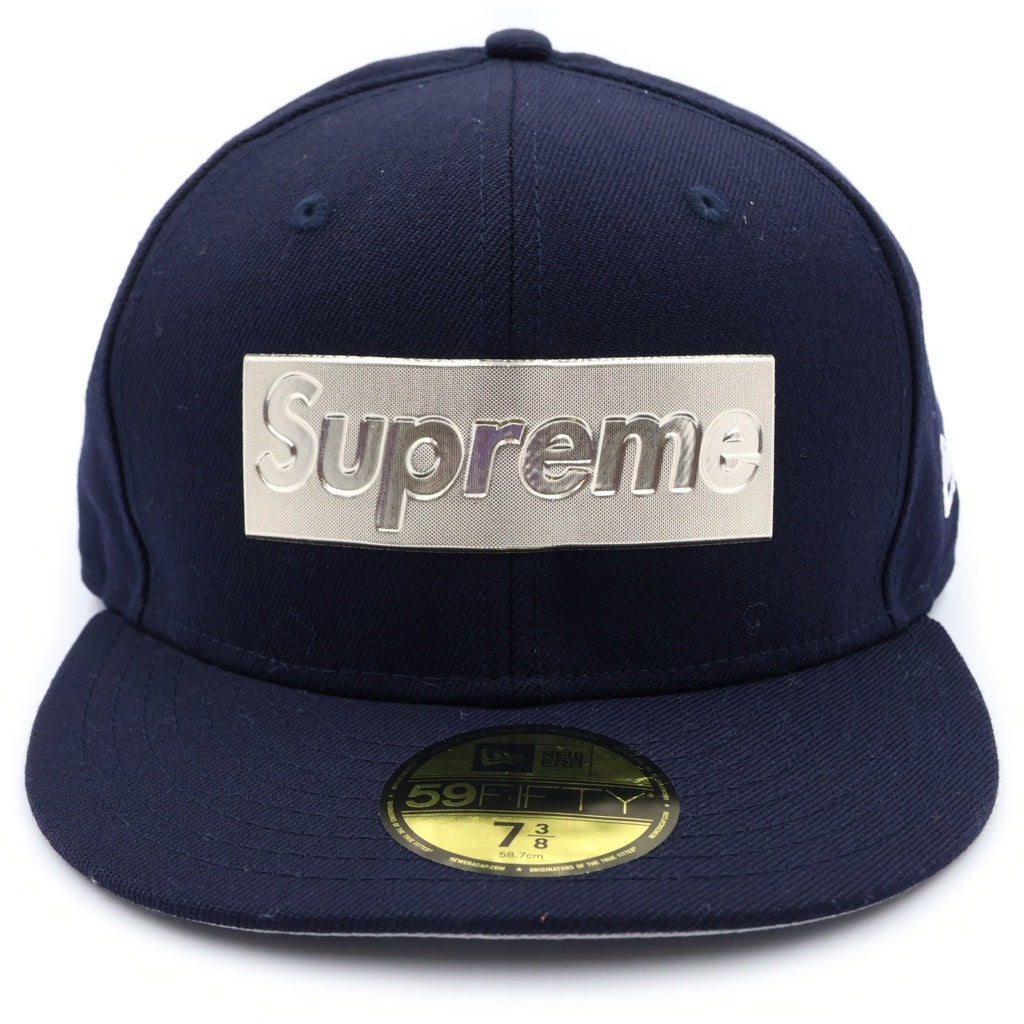 NEW ERA(ニューエラ) NEW ERA×Supreme キャップ 59 FIFTY ネイビー ウール