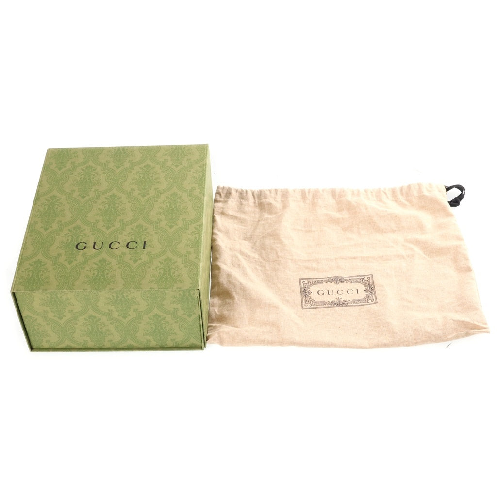 GUCCI(グッチ) GGマーモント ショルダーバッグ ミニバッグ ソーブラック ブラック レザー 634936 ブラック金具 レディース