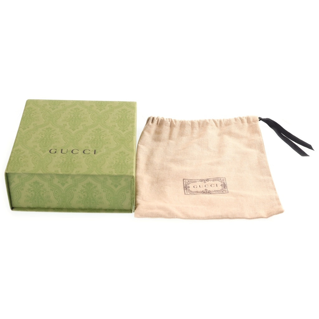 GUCCI(グッチ) ダブルG トーション レザーベルト ブラック 80/32 524103 ゴールド金具 レディース