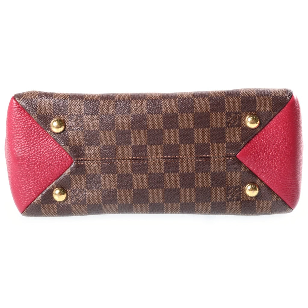 LOUIS VUITTON(ルイヴィトン) ブリタニー ハンドバッグ 2wayショルダー ダミエ レザー PVC ブラウン/フューシャ N41675 レディース