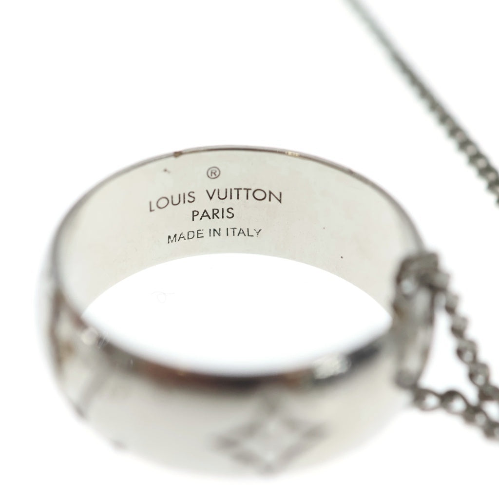 LOUIS VUITTON(ルイヴィトン) モノグラム リングネックレス シルバー メタル M62485 レディース