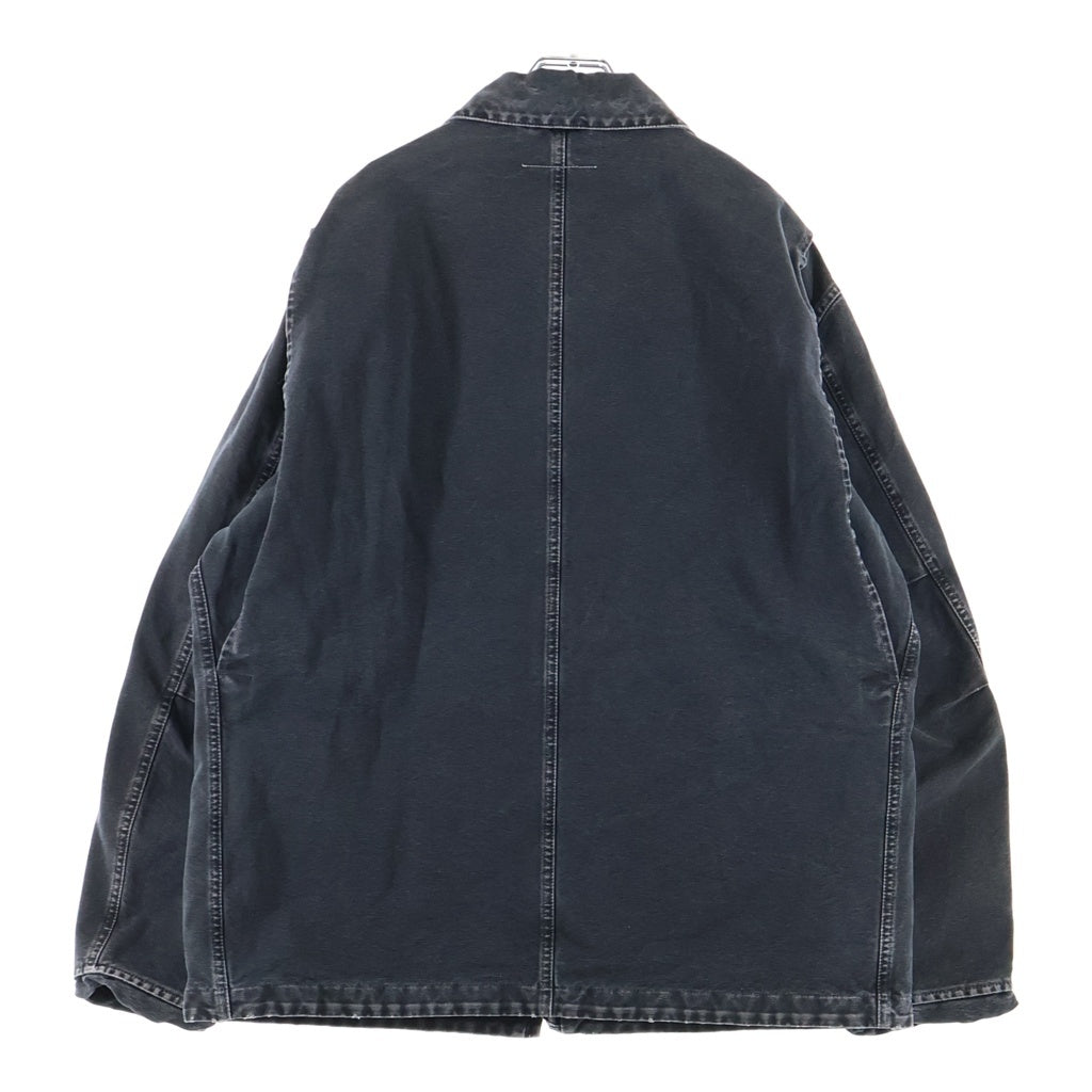 MM6 Maison Margiela(エムエムシックスメゾンマルジェラ) 25SS Heavy Weight Washed Chore Jacket チョアジャケット ブラック SH0AM0041
