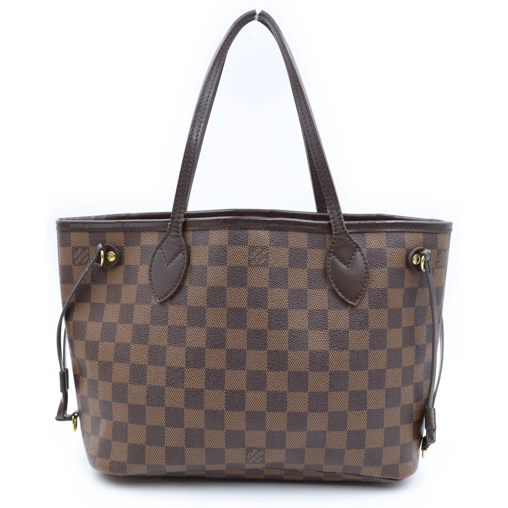 LOUIS VUITTON(ルイヴィトン) ダミエ ネヴァーフルPM トートバッグ ハンドバッグ PVC×レザー ブラウン N41359 レディース
