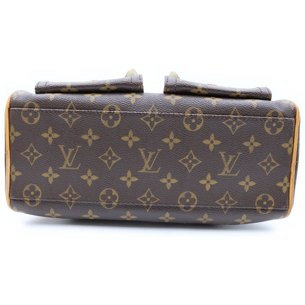 LOUIS VUITTON(ルイヴィトン) モノグラム マンハッタンPM ブラウン PVC×レザー M40026 レディース