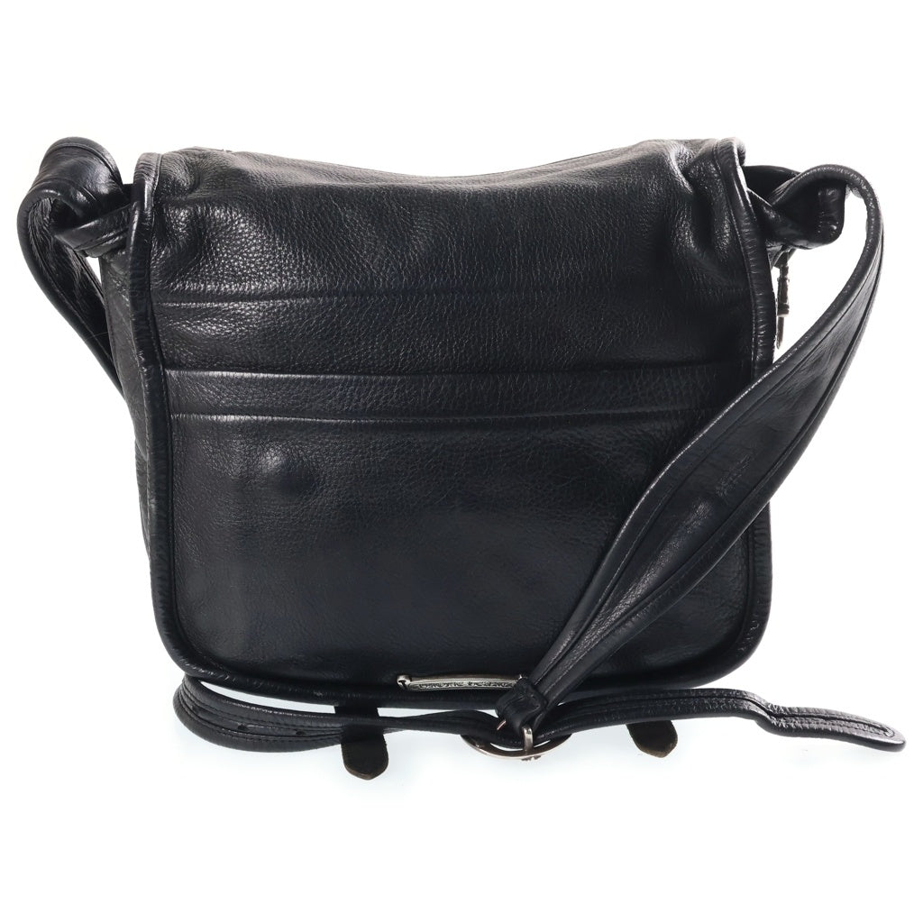 CHROME HEARTS(クロムハーツ) SHOULDER BAG-TINY ガンスリンガーストラップ ショルダーバック レザー ブラック レディース