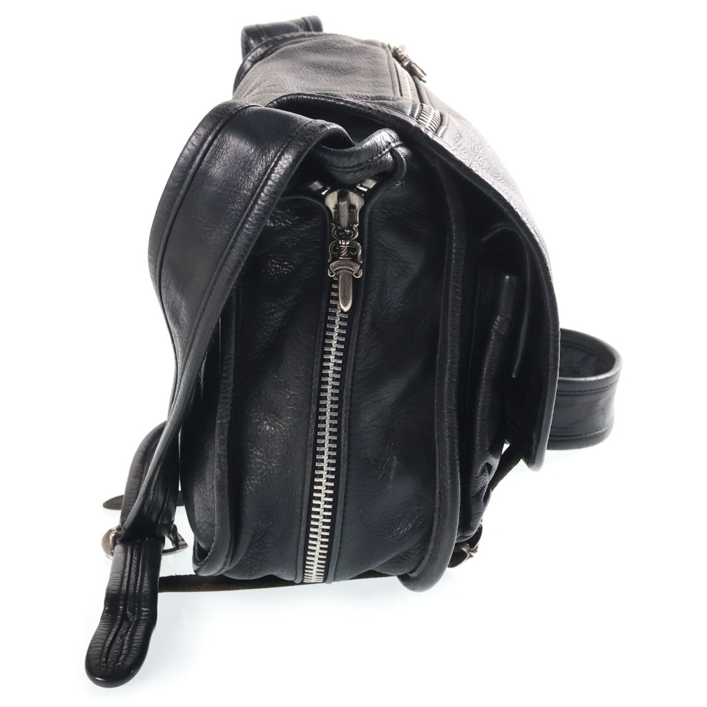 CHROME HEARTS(クロムハーツ) SHOULDER BAG-TINY ガンスリンガーストラップ ショルダーバック レザー ブラック レディース