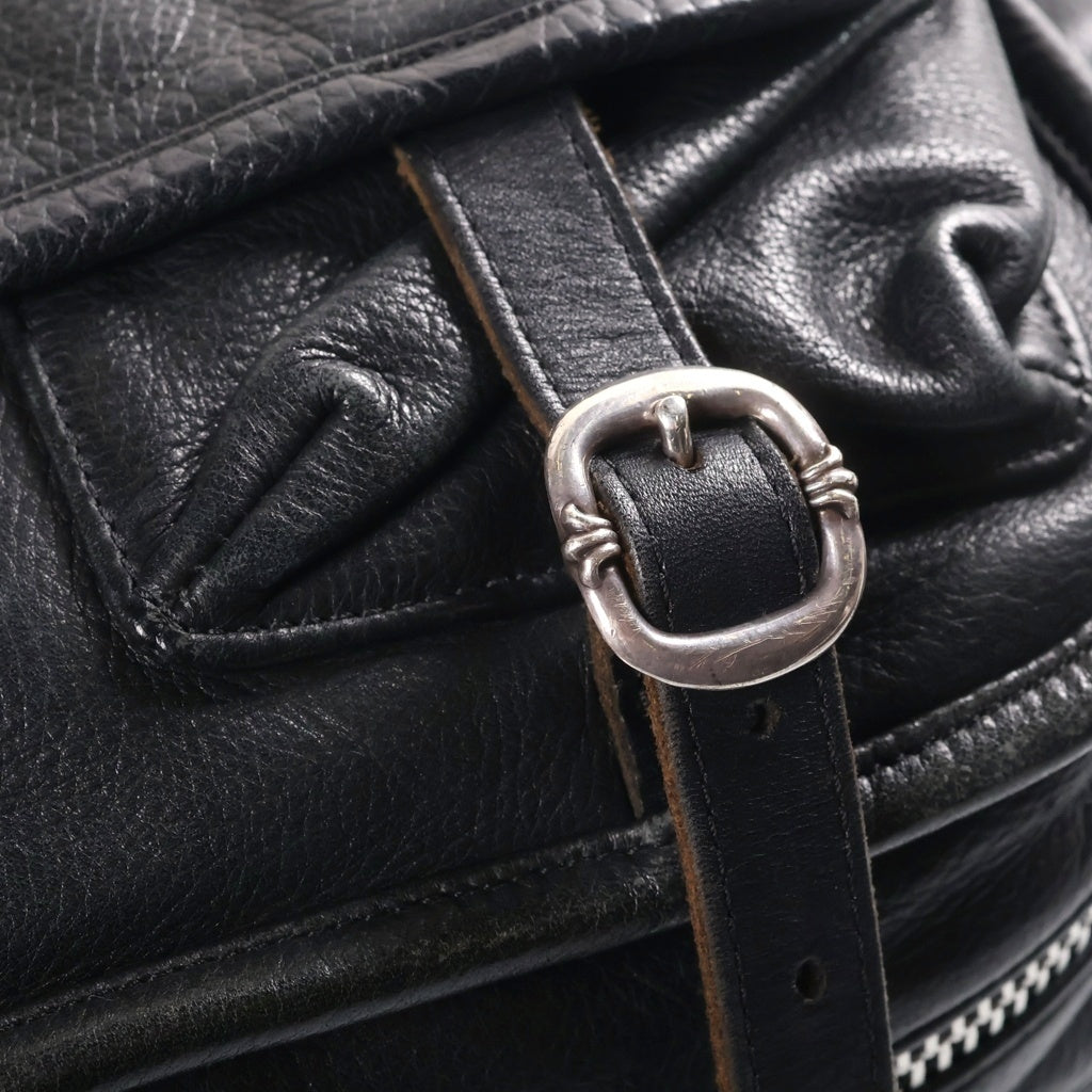 CHROME HEARTS(クロムハーツ) SHOULDER BAG-TINY ガンスリンガーストラップ ショルダーバック レザー ブラック レディース