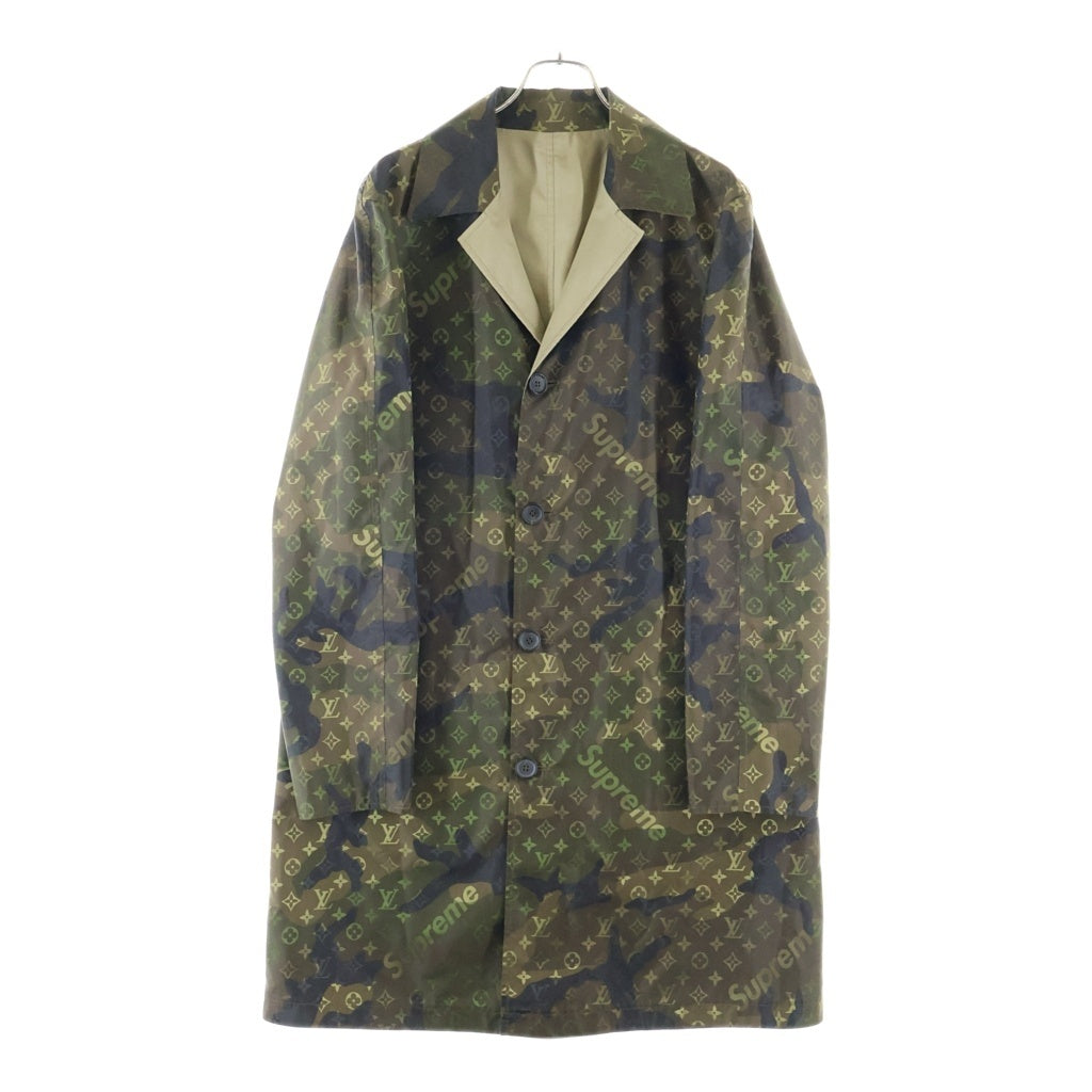 SUPREME(シュプリーム) 17SS ×LOUIS VUITTON Reversible Trench Coat ×ルイヴィトン リバーシブル トレンチコート ベージュ×カーキ HDC90WDOL