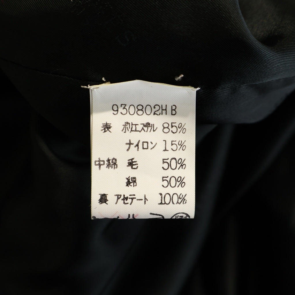 HERMES(エルメス) ポリエステル ナイロン ロングトレンチコート ブラック