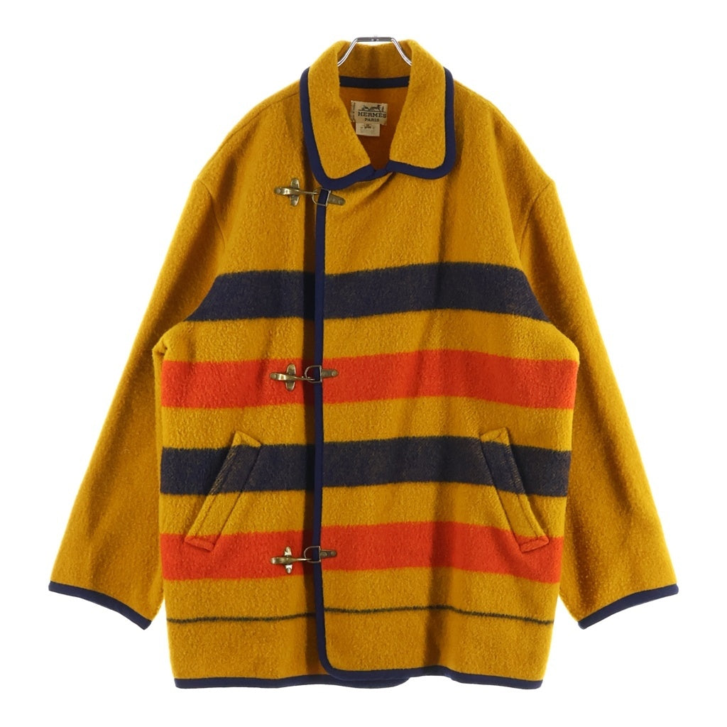HERMES(エルメス) ロカバール コート ファイヤーマン ウール イエロー