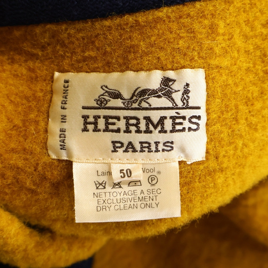 HERMES(エルメス) ロカバール コート ファイヤーマン ウール イエロー