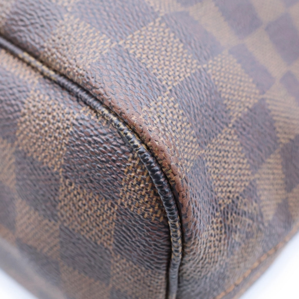 LOUIS VUITTON(ルイヴィトン) ダミエ ネヴァーフルPM ハンドバッグ トートバッグ ブラウン レザー×PVC N51109 ゴールド金具 レディース