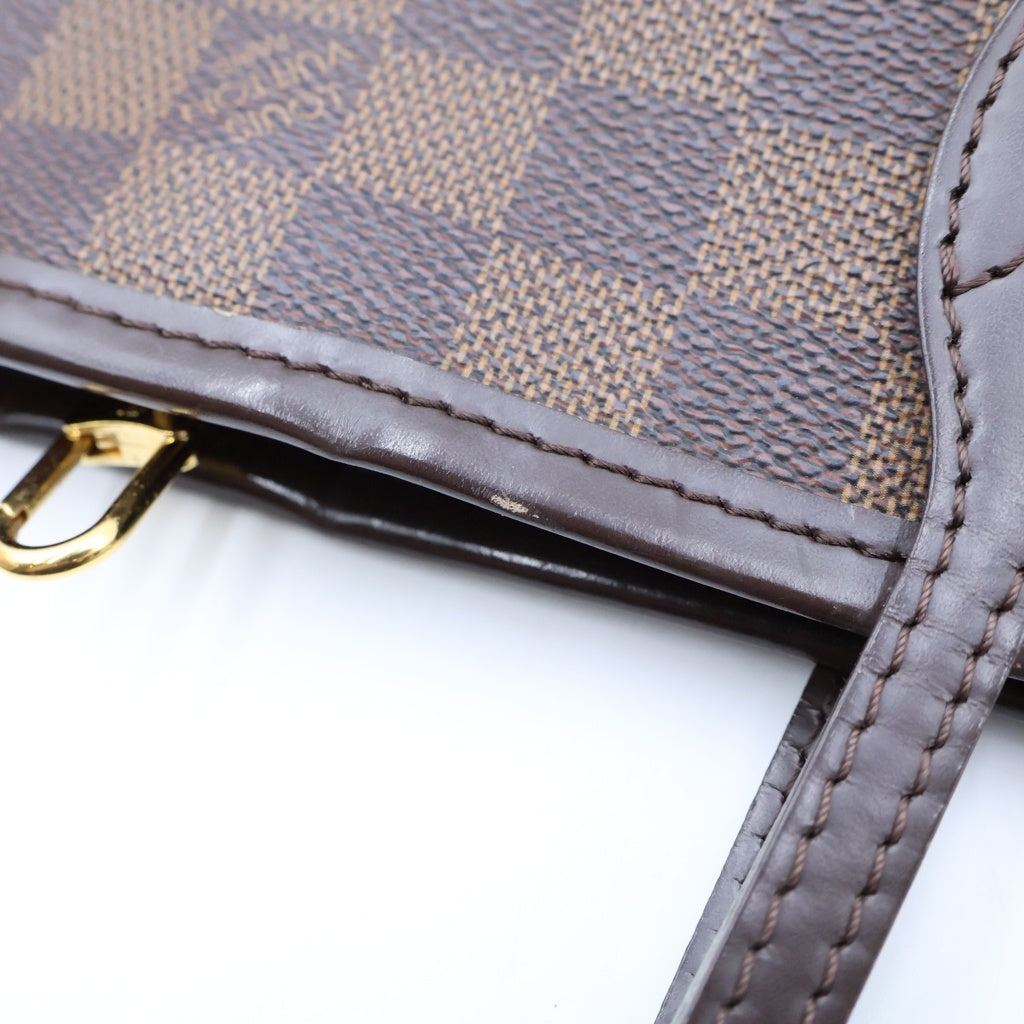 LOUIS VUITTON(ルイヴィトン) ダミエ ネヴァーフルPM ハンドバッグ トートバッグ ブラウン レザー×PVC N51109 ゴールド金具 レディース