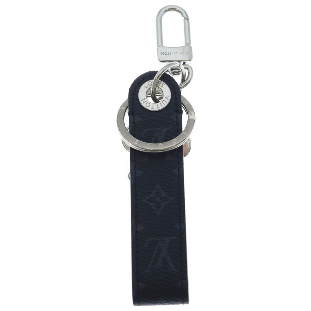 LOUIS VUITTON(ルイヴィトン) ドラゴンヌ ヴィヴィエンヌ キーホルダー キーリング モノグラム エクリプスキャンバス レザー ブラック M01821