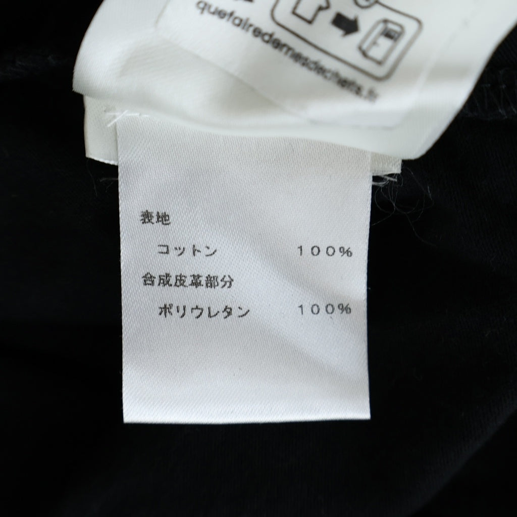 LOUIS VUITTON(ルイヴィトン) 23SS チェーンリバースロゴプリントTシャツ カットソー ブラック #XXS RW232W TXP FJTS18 レディース