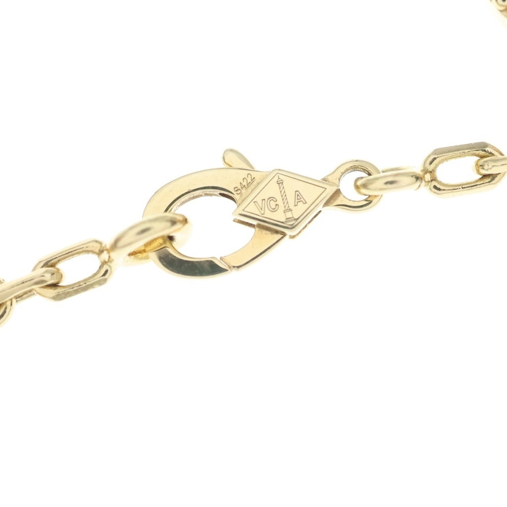 Van Cleef & Arpels(ヴァンクリーフアンドアーペル) ヴィンテージアルハンブラ 5モチーフ オニキス Au750 K18YG ブレスレット イエローゴールド VCARA41300 レディース