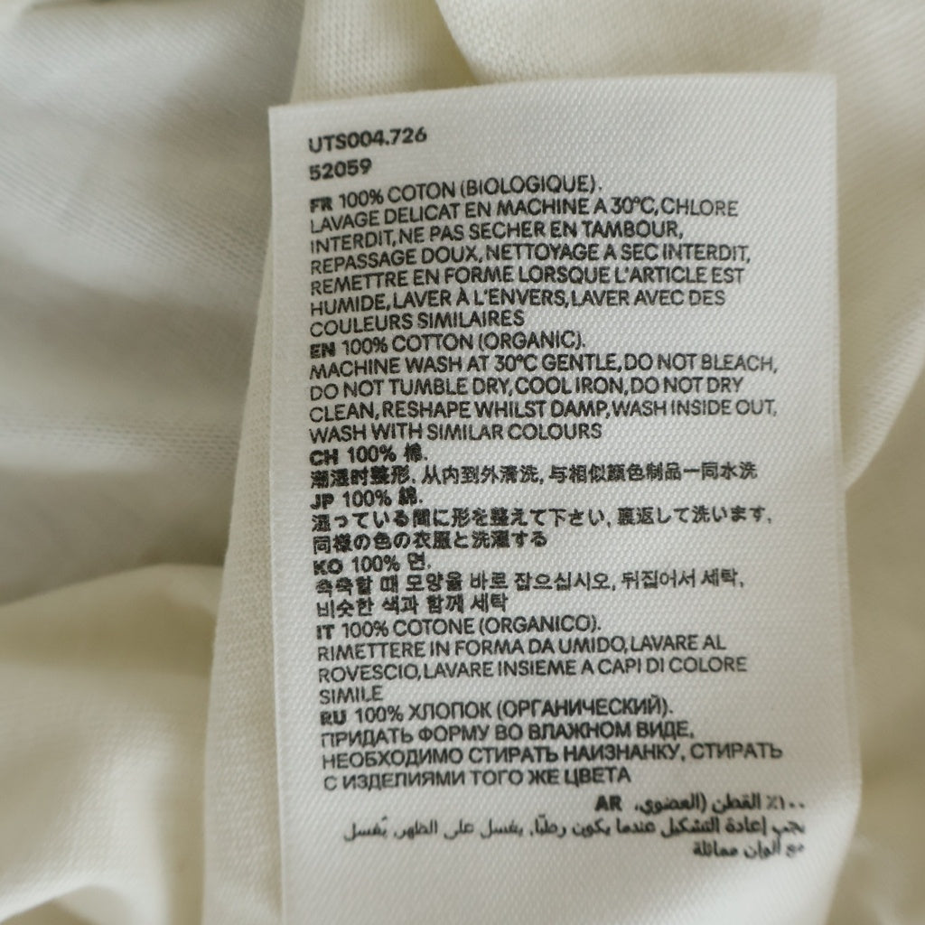 ami(アミ) Ami de Coeur ハートロゴ刺繍 Tシャツ カットソー アイボリー #XS UTS004726 レディース
