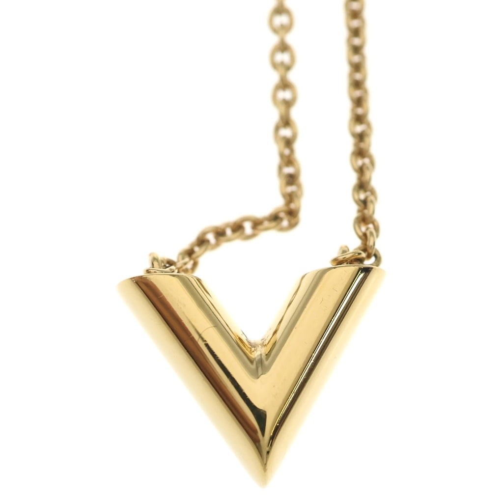 LOUIS VUITTON(ルイヴィトン) エセンシャルV ペンダントネックレス ゴールド GP M61083 レディース