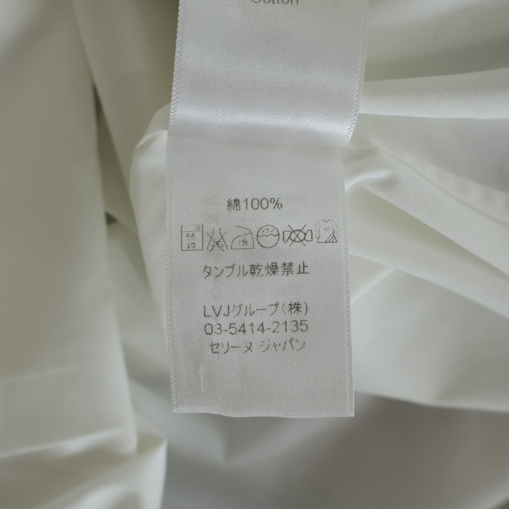 CELINE(セリーヌ) ドレスシャツ 長袖 コットン ホワイト レディース