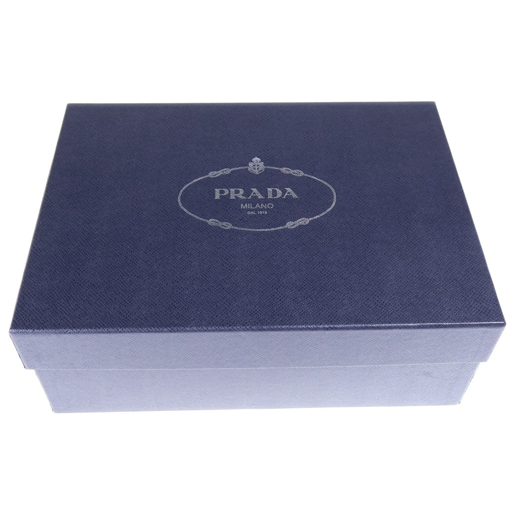 PRADA(プラダ) ブラッシュドレザーレースアップブーツ ドレスシューズ ローファー ローカットシューズ ブラック 2EE346