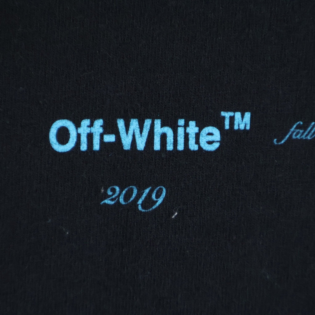 OFF-WHITE(オフホワイト) 18AW GRADIENT OVER TEE 半袖カットソー Tシャツ ブラック コットン OMAA027F18185005