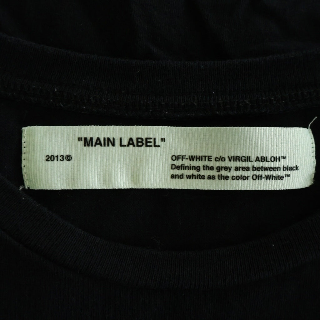 OFF-WHITE(オフホワイト) 18AW GRADIENT OVER TEE 半袖カットソー Tシャツ ブラック コットン OMAA027F18185005