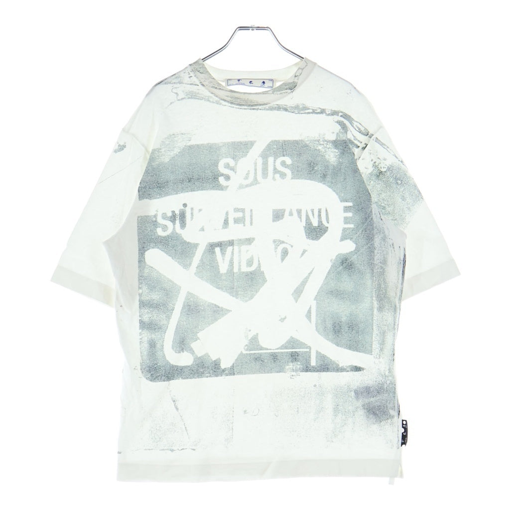 OFF-WHITE(オフホワイト) 21SS グラフィック 半袖 カットソー Tシャツ ホワイト コットン OMAA119F21JER001