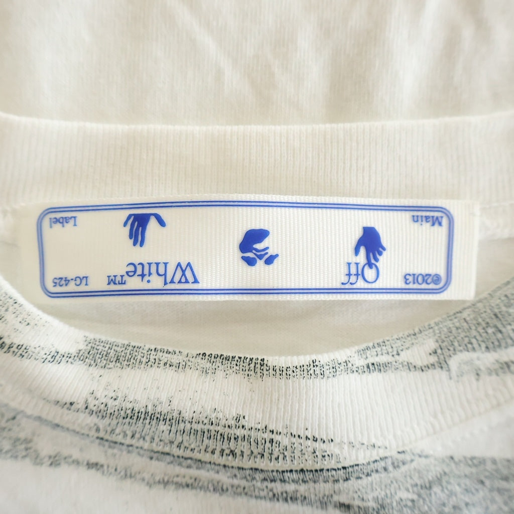 OFF-WHITE(オフホワイト) 21SS グラフィック 半袖 カットソー Tシャツ ホワイト コットン OMAA119F21JER001