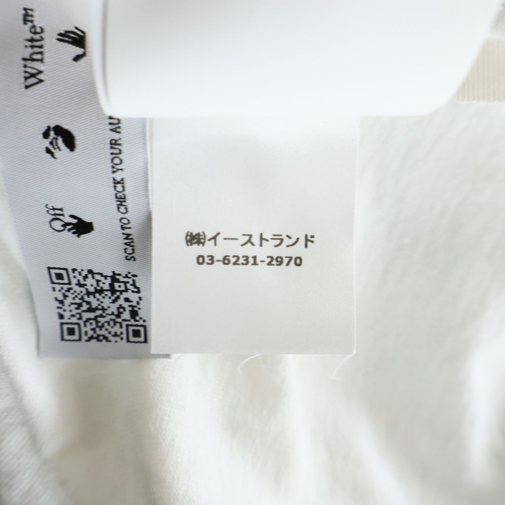 OFF-WHITE(オフホワイト) 21SS グラフィック 半袖 カットソー Tシャツ ホワイト コットン OMAA119F21JER001