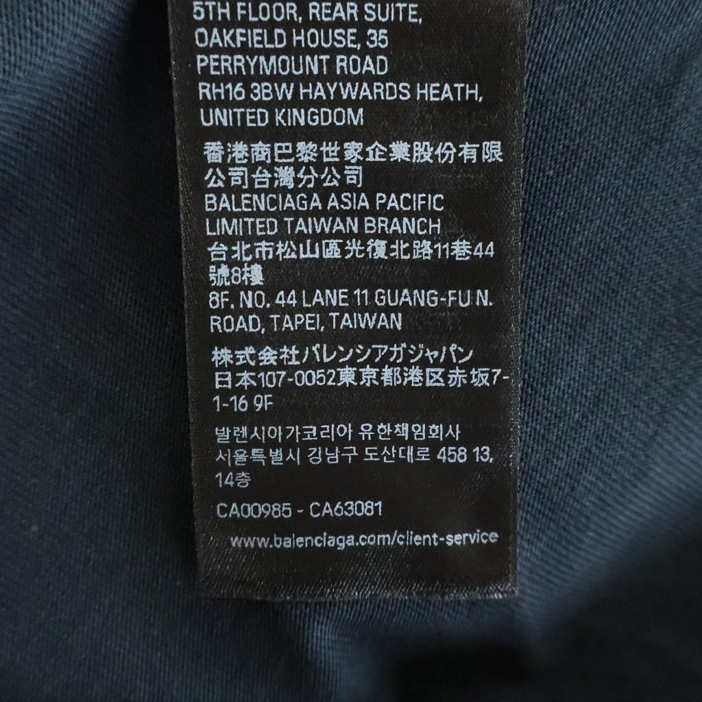 BALENCIAGA(バレンシアガ) 25SS BB Logo Medium Fit 半袖カットソー Tシャツ コットン ブラック 764235 TSVU4