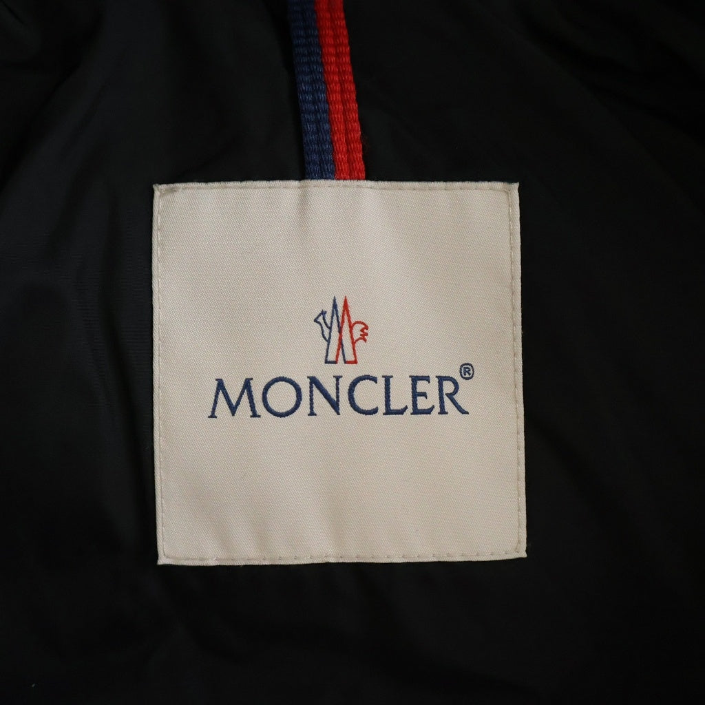 MONCLER(モンクレール) 21AW MONTCLA GIUBBOTTO モンクラー ロゴ刺繍 ナイロンダウンジャケット ブラック G20911A0014