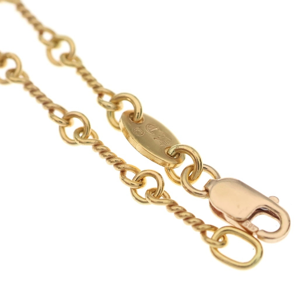 CHROME HEARTS(クロムハーツ) 22K NECKCHAIN T18 ツイストチェーンネックレス 18inch ゴールド BCA014