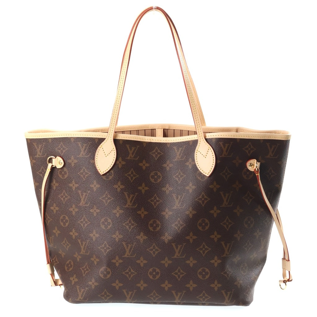 LOUIS VUITTON(ルイヴィトン) モノグラム ネヴァーフルMM トートバッグ ハンドバッグ ローズベージュ ブラウン PVC×レザー M46975 ICタイプ レディース