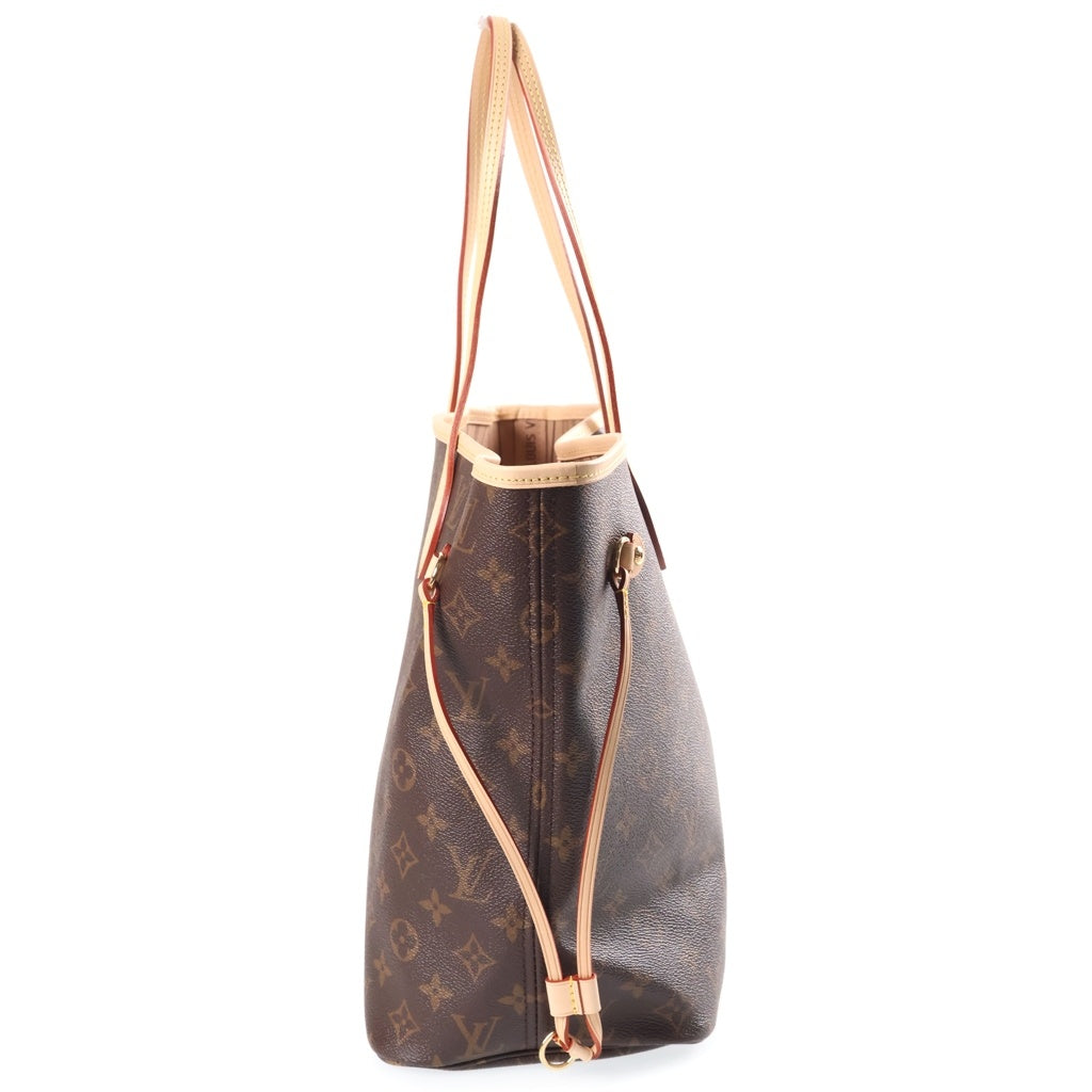 LOUIS VUITTON(ルイヴィトン) モノグラム ネヴァーフルMM トートバッグ ハンドバッグ ローズベージュ ブラウン PVC×レザー M46975 ICタイプ レディース