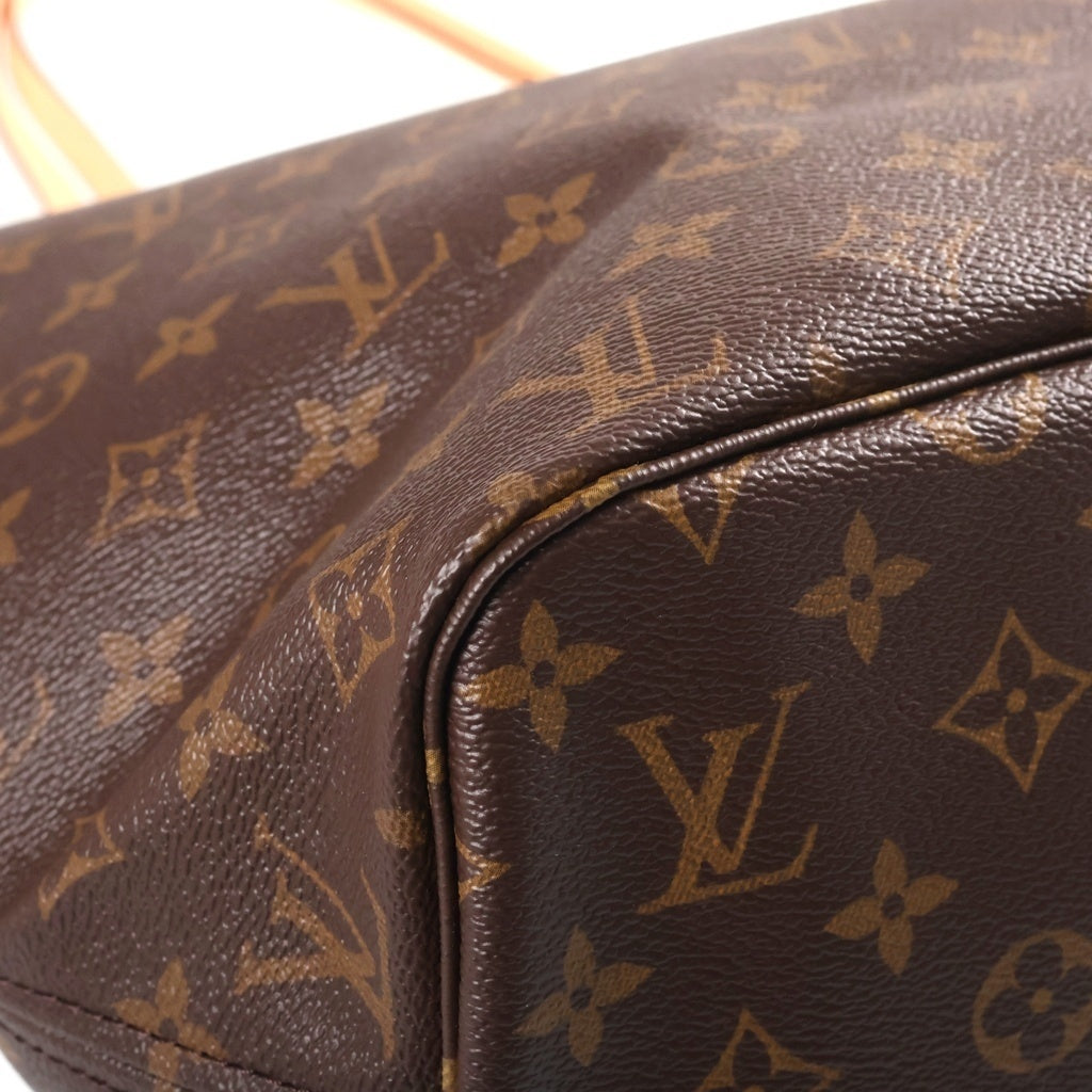 LOUIS VUITTON(ルイヴィトン) モノグラム ネヴァーフルMM トートバッグ ハンドバッグ ローズベージュ ブラウン PVC×レザー M46975 ICタイプ レディース