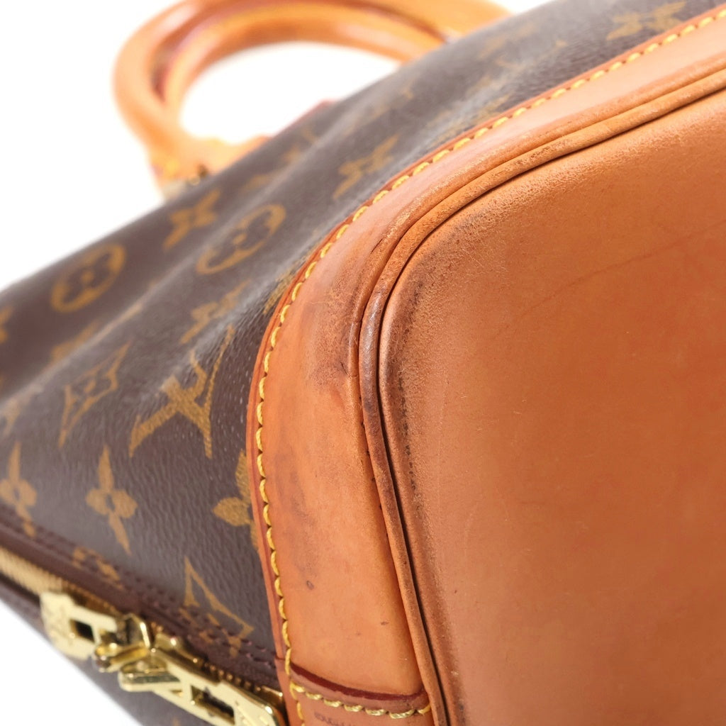 LOUIS VUITTON(ルイヴィトン) モノグラム アルマBB PVC レザー ハンドバッグ ブラウン M51130 レディース